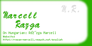 marcell razga business card